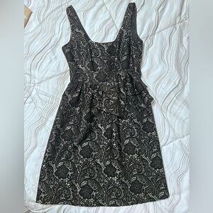 Tibi black lace cocktail dress, sz 0